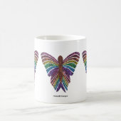 Regenbogen-Schmetterling - Morphing-Tasse (11oz) Verwandlungstasse (Mittel)