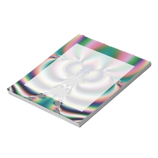 Regenbogen Schmetterling Notizblock (Rotiert)