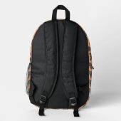 Regenbogen-Schmetterling (orange) - Rucksack (Rückseite)