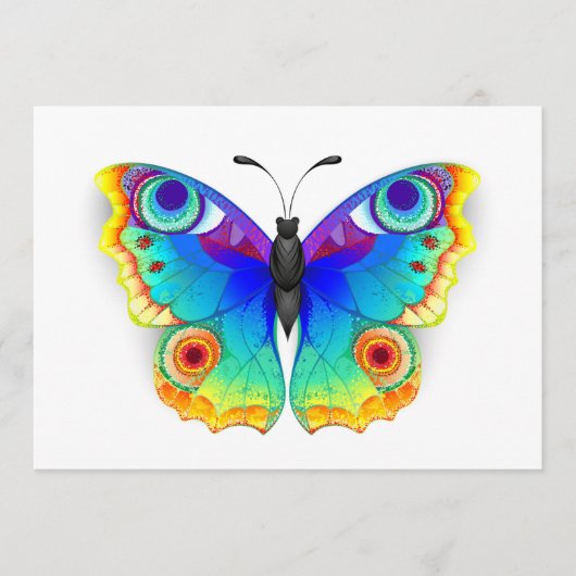 Regenbogen Schmetterling Pfauenauge Programm (Vorderseite)