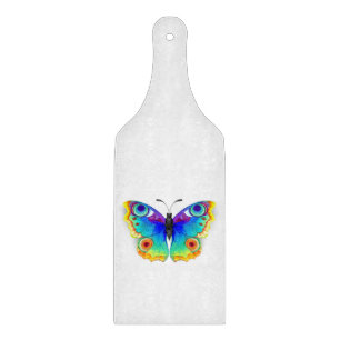 Regenbogen Schmetterling Pfauenauge Schneidebrett