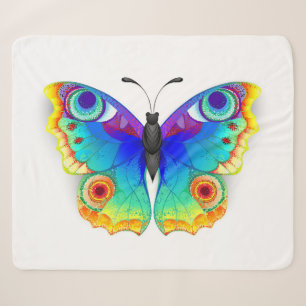 Regenbogen Schmetterling Pfauenauge Sherpadecke