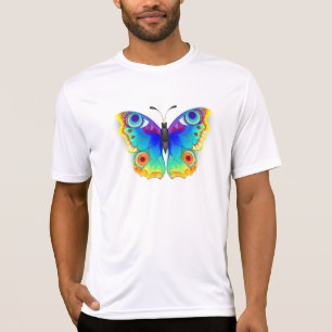Regenbogen Schmetterling Pfauenauge T-Shirt