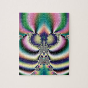 Regenbogen Schmetterling Puzzle