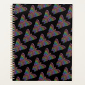 Regenbogen-Schmetterling (schwarz) - Planer (Vorderseite)