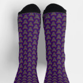 Regenbogen Schmetterling (violett) - Sport Socken (Oben)