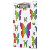 Regenbogen-Schmetterlinge Klemmbrett (Links)