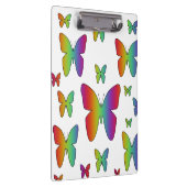 Regenbogen-Schmetterlinge Klemmbrett (Rechts)