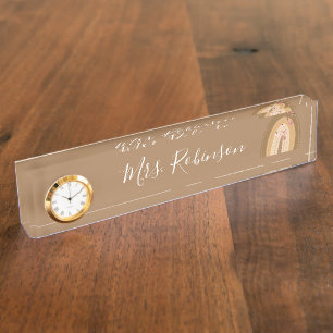 Regenbogen Schmetterlinge Skript Lehrer Tagesbetre Namensplakette