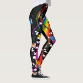 Regenbogen-Schmetterlings-Leggings Leggings (Rechts)