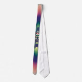 Regenbogen-Schmuck Krawatte (Rückseite)