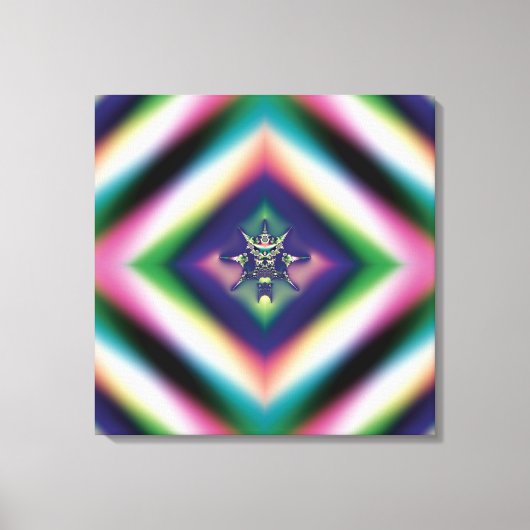 Regenbogen-Schmuck Leinwanddruck (Vorderseite)