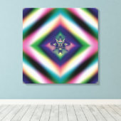 Regenbogen-Schmuck Leinwanddruck (Insitu (Holzboden))