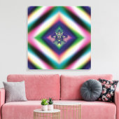 Regenbogen-Schmuck Leinwanddruck (Insitu (Wohnzimmer))