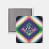 Regenbogen-Schmuck Magnet (Vorderseite/Rückseite)