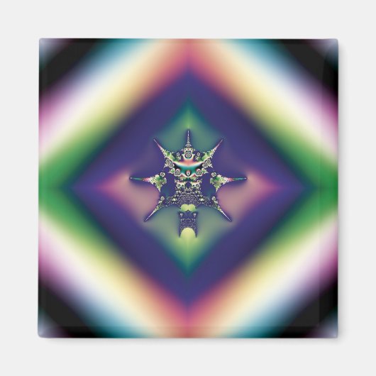 Regenbogen-Schmuck Magnet (Vorne)