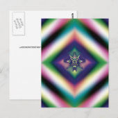 Regenbogen-Schmuck Postkarte (Vorne/Hinten)