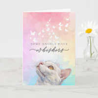 Regenbogen-Schneebart-Schmetterling Weiße Katze Ve
