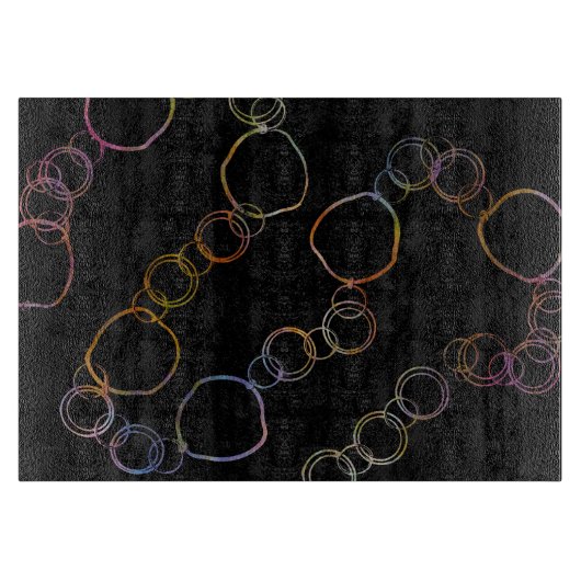 Regenbogen Schneidebrett (Vorderseite)