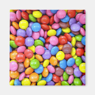 Regenbogen Schokolade Futter farbenfrohe Candy Mus Magnet