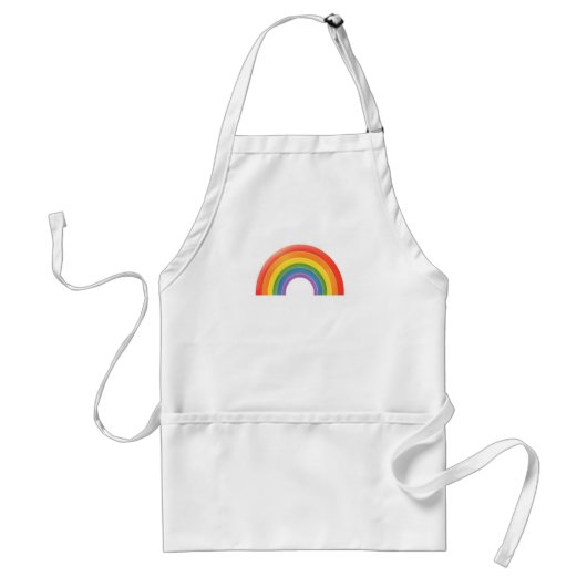 Regenbogen-Schürze… addieren Ihren eigenen Text Schürze (Vorne)
