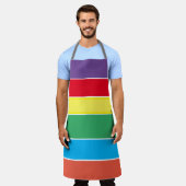 Regenbogen-Schürze Schürze (Getragen)