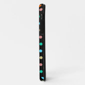 Regenbogen- & schwarzes Punkte-Muster Case-Mate iPhone Hülle (Hinten/Links)