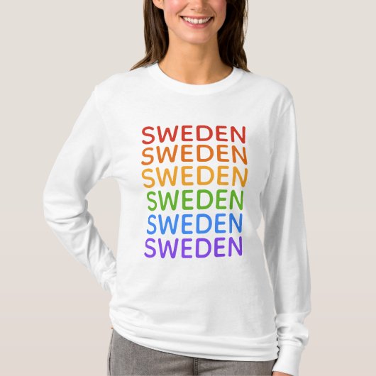 Regenbogen Schweden Shirts & Jacken (Vorderseite)