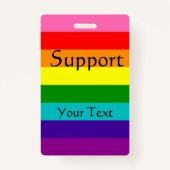 Regenbogen, Schwule und Sympathisanten Ausweis (Vorderseite)