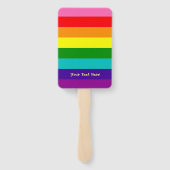 Regenbogen, Schwule und Sympathisanten Fächer (Rückseite)