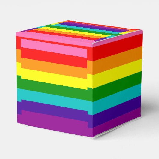 Regenbogen, Schwule und Sympathisanten Geschenkschachtel (Rückseite)