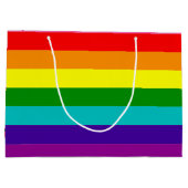 Regenbogen, Schwule und Sympathisanten Große Geschenktüte (Rückseite)