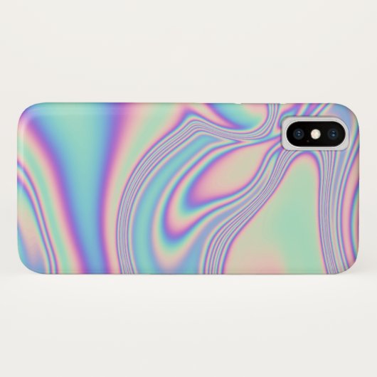 Regenbogen-Seeganz eigenhändig geschrieber Case-Mate iPhone Hülle (Rückseite (Horizontal))