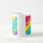 Regenbogen SEI Freundlich SEI Du Selbst Inspiriere Kaffeetasse (Mittel)