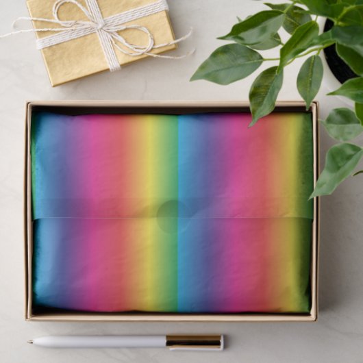 Regenbogen-Seidenpapier Seidenpapier (Geschenk)
