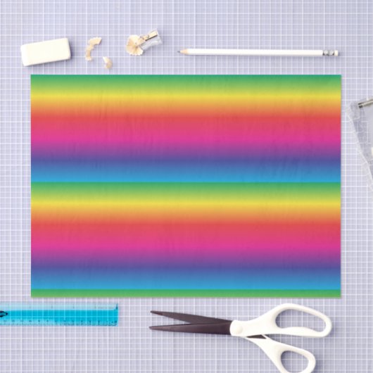 Regenbogen-Seidenpapier Seidenpapier (Handwerk)