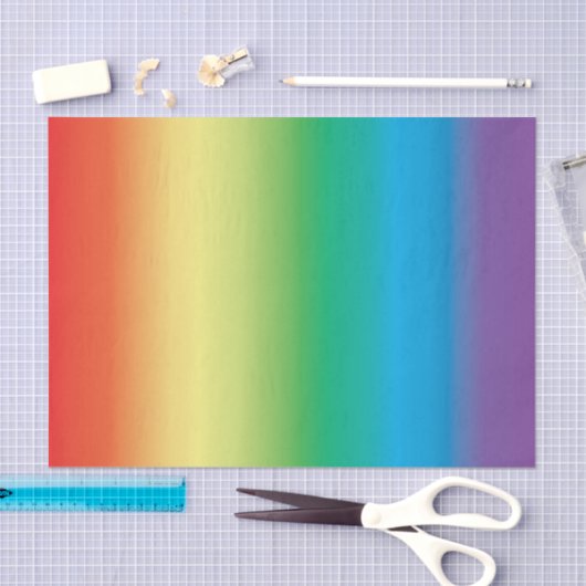 Regenbogen-Seidenpapier Seidenpapier (Handwerk)