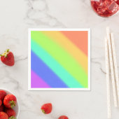 Regenbogen Serviette (Beispiel)