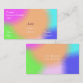 Regenbogen Sherbert Visitenkarte (Vorne/Hinten)