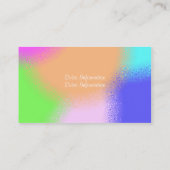 Regenbogen Sherbert Visitenkarte (Rückseite)