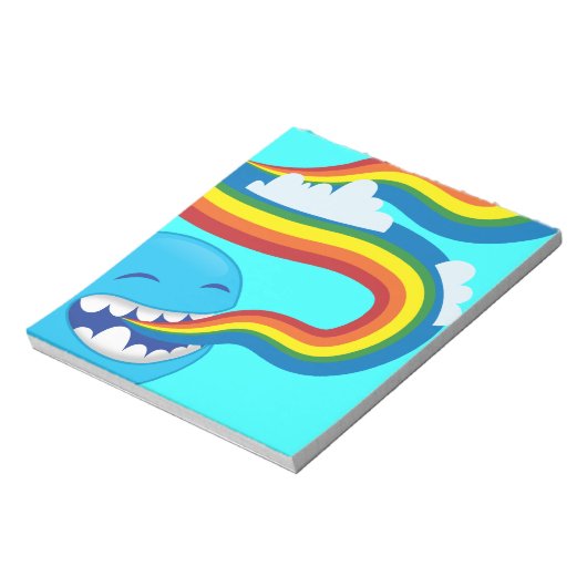 Regenbogen singen notizblock (Rotiert)