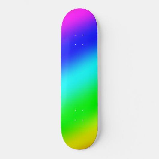 Regenbogen Skateboard (Vorderseite)