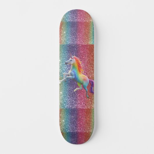 Regenbogen Skateboard (Vorderseite)