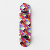 Regenbogen Skateboard (Vorderseite)