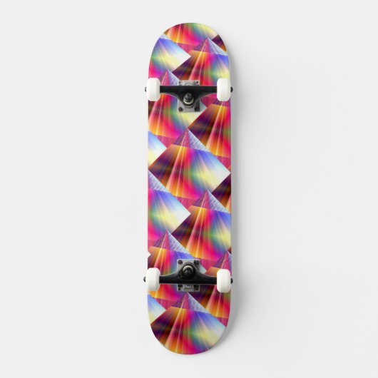 Regenbogen Skateboard (Vorderseite)
