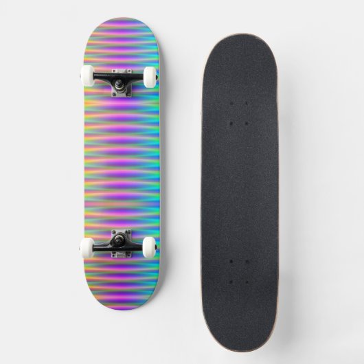 Regenbogen Skateboard (Vorderseite)