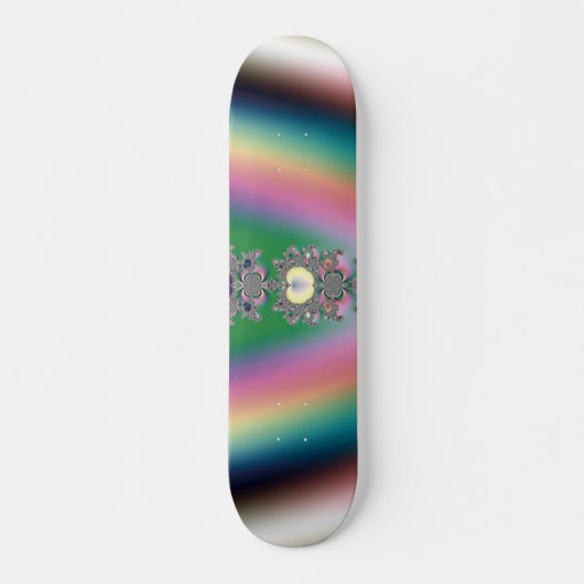 Regenbogen Skateboard (Vorne)