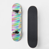 Regenbogen Skateboard (Vorderseite)