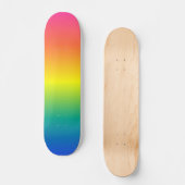 Regenbogen-Skateboard Skateboard (Vorderseite)