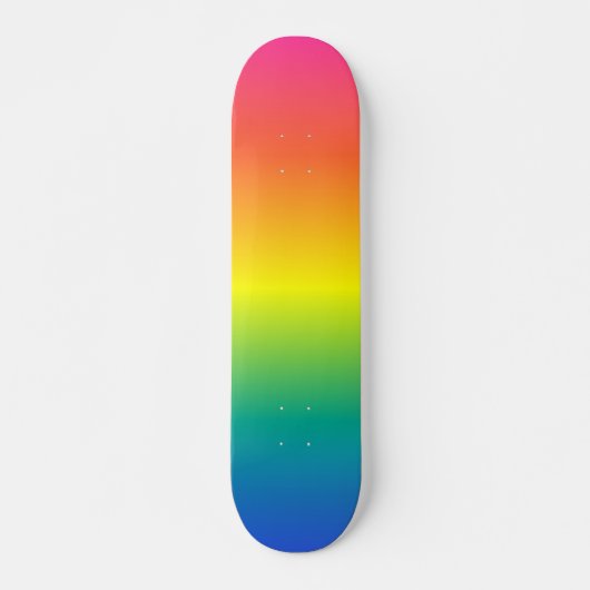 Regenbogen-Skateboard Skateboard (Vorne)